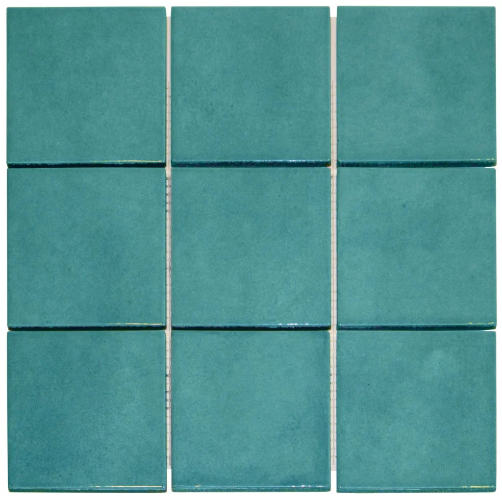 Ocean Blue Glossy mozaïektegel 2