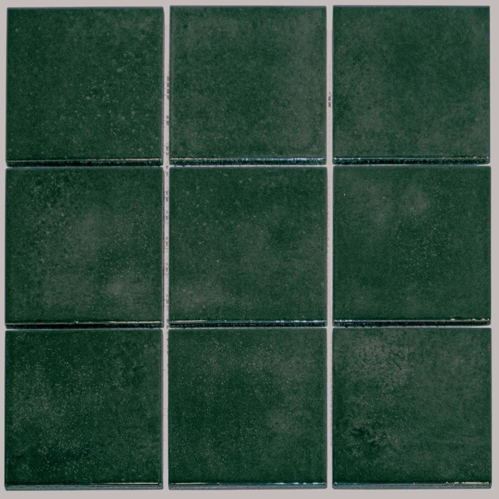 Forest Green Glossy mozaïektegel 3