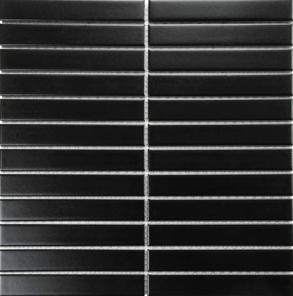Black Matt mozaïektegel 2
