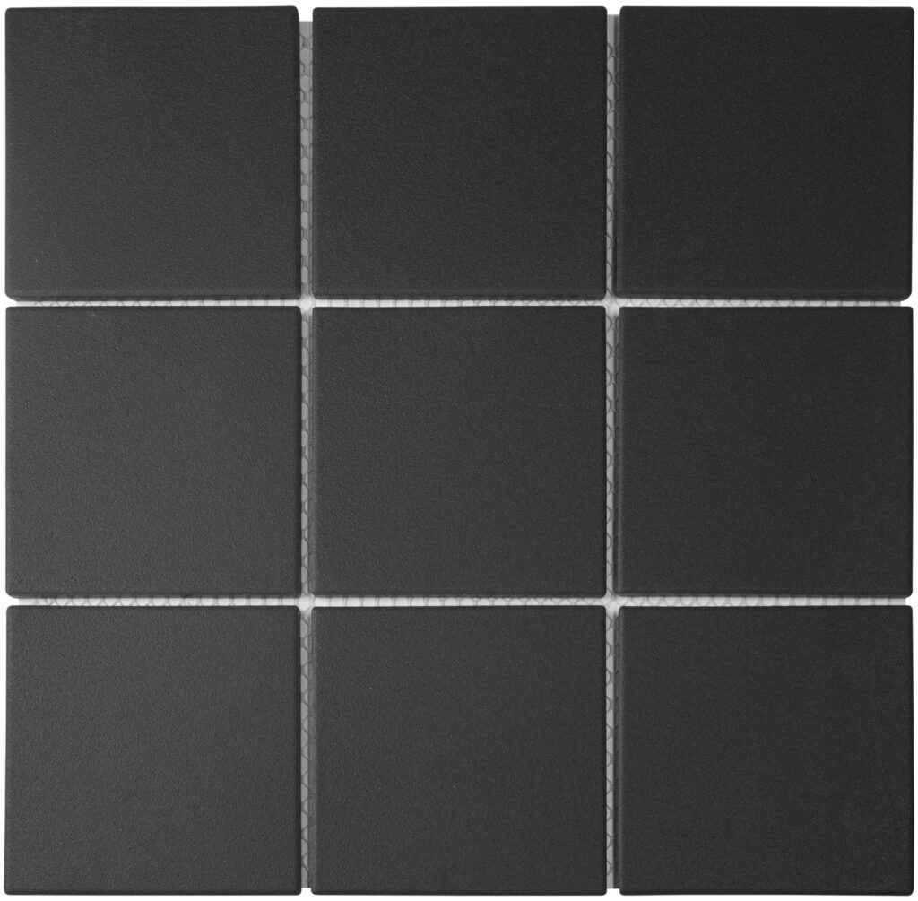 Black Matt R11 mozaïektegel 2