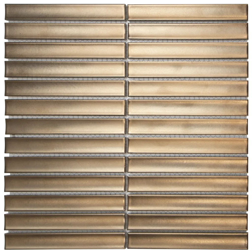 Bronze Metallic mozaïektegel 2
