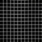 Black Glossy mozaïektegel 2