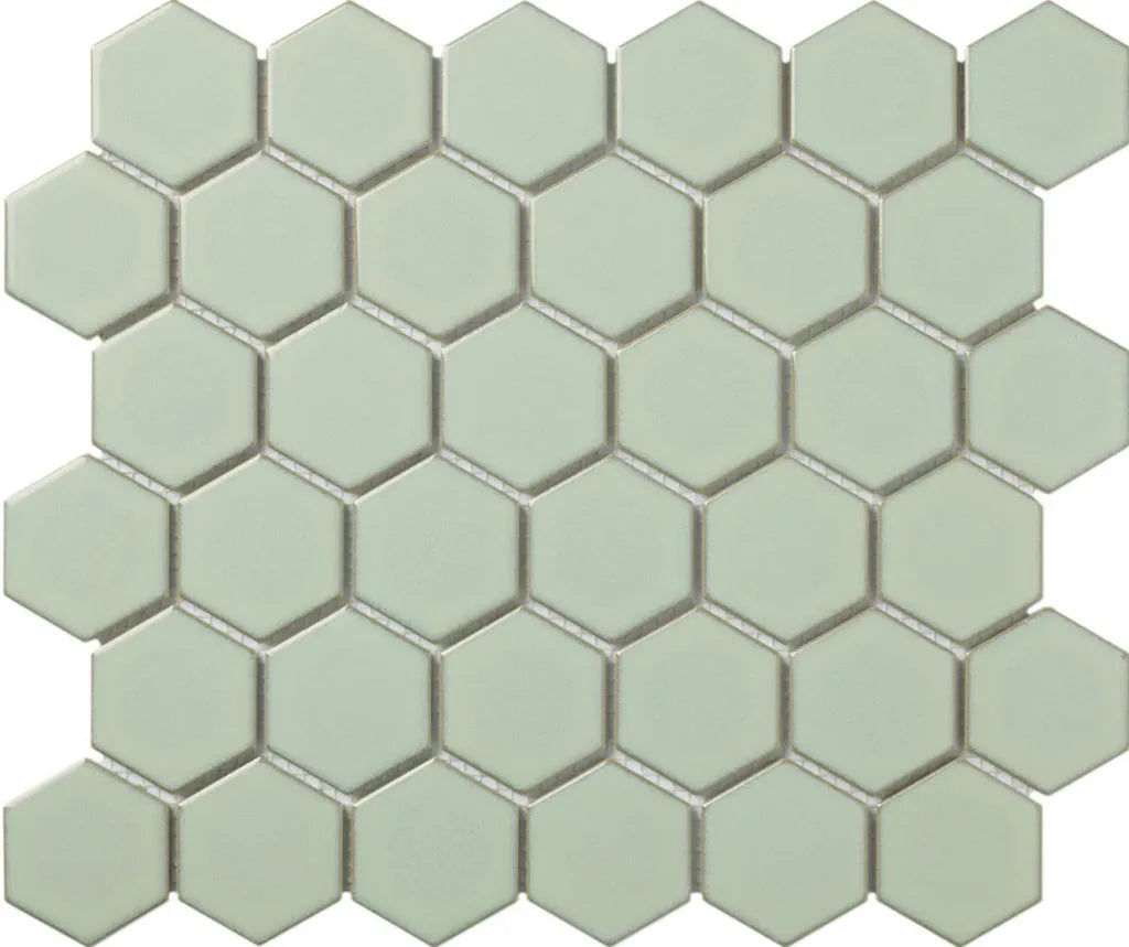 Light Green Edge Glossy mozaïektegel 3
