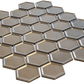 Bronze Metallic mozaïektegel