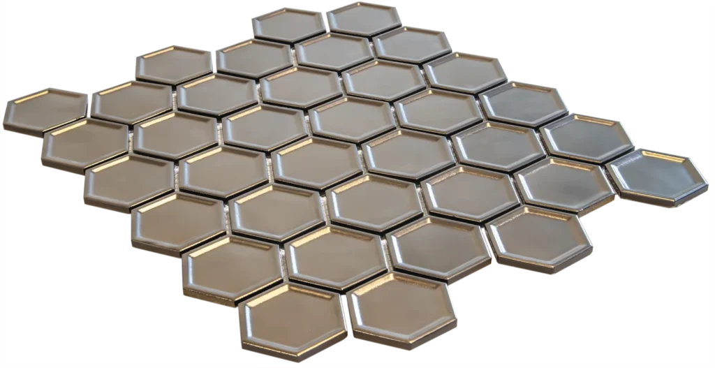 Bronze Metallic mozaïektegel
