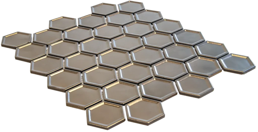 Bronze Metallic mozaïektegel