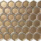 Bronze Metallic mozaïektegel 3