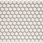 Soft White Edge Glossy mozaïektegel 2