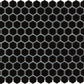 Black Glossy mozaïektegel 2