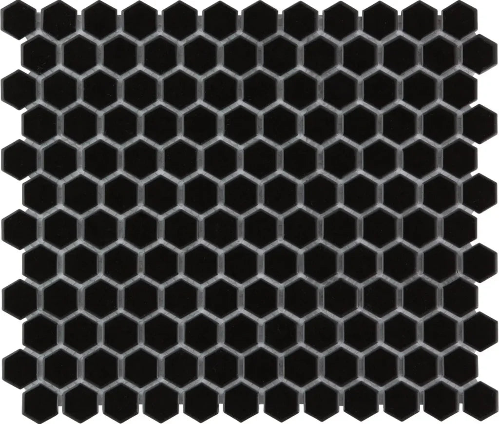 Black Glossy mozaïektegel 2