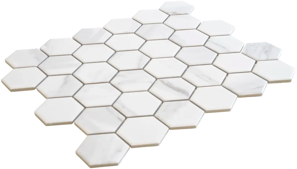 Carrara White Matt mozaïektegel