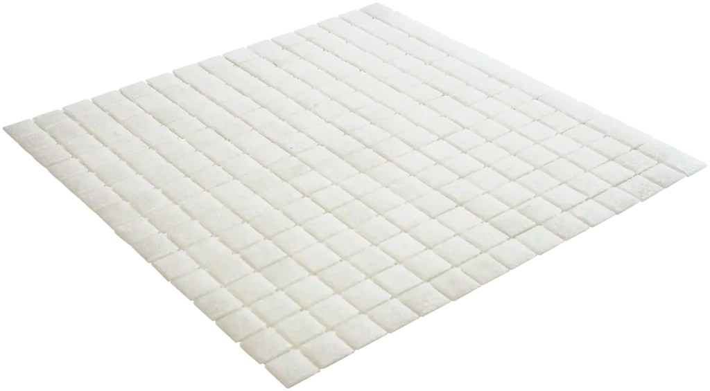 Ultra White Soft Grain mozaïektegel