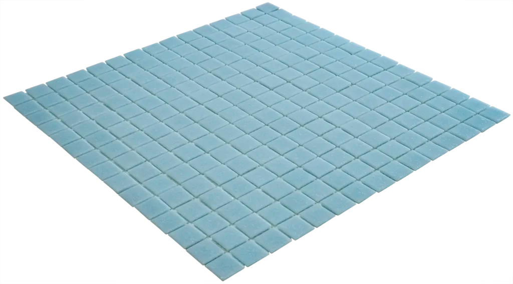 Ultra Light Blue Soft Grain mozaïektegel