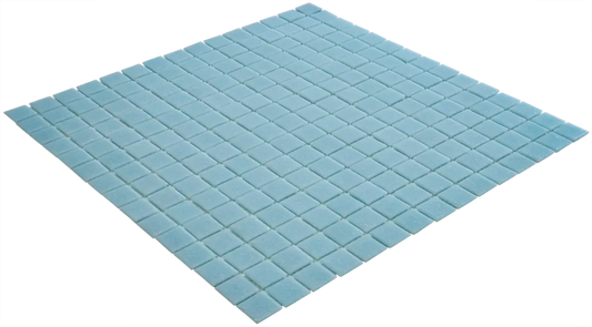 Ultra Light Blue Soft Grain mozaïektegel
