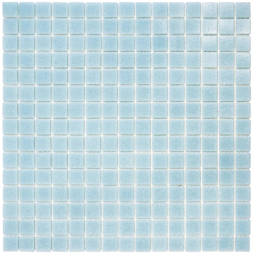 Ultra Light Blue Soft Grain mozaïektegel 2