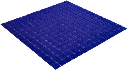 Cobalt Blue Soft Grain mozaïektegel