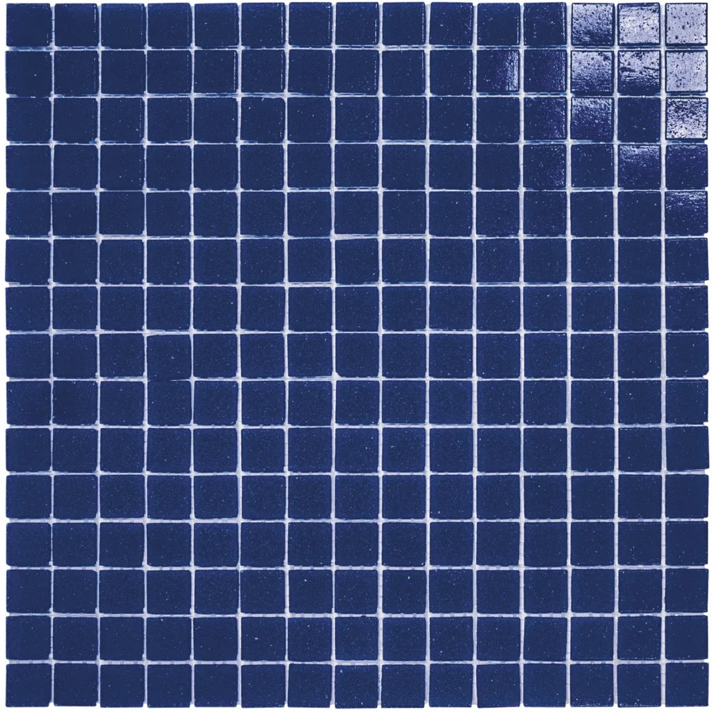 Cobalt Blue Soft Grain mozaïektegel 2