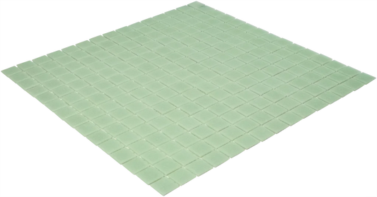 Ultra Light Green Soft Grain mozaïektegel