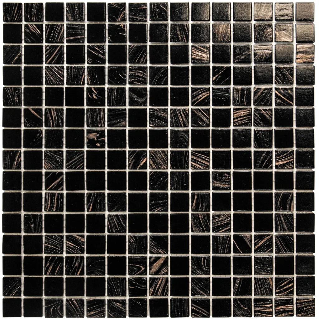 Black Gold Mix Soft Grain mozaïektegel 3