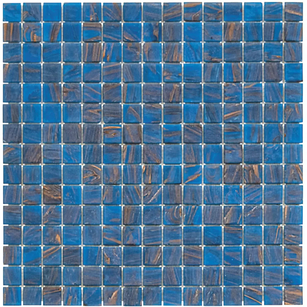 Blue Golden Vein mozaïektegel 2