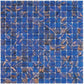 Medium Blue Golden Vein mozaïektegel 2