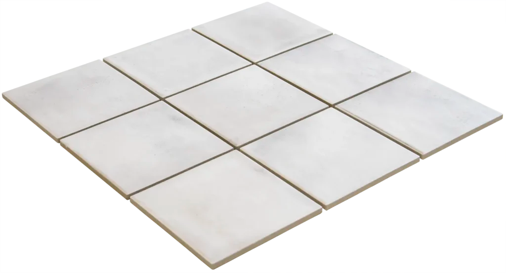 White Matt R10 mozaïektegel