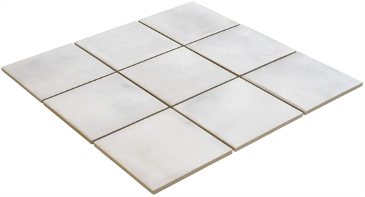 White Matt R10 mozaïektegel