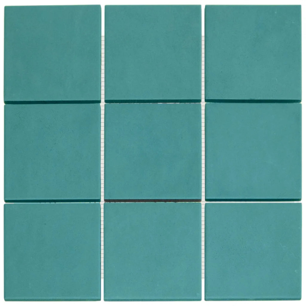 Ocean Blue Matt R10 mozaïektegel 2