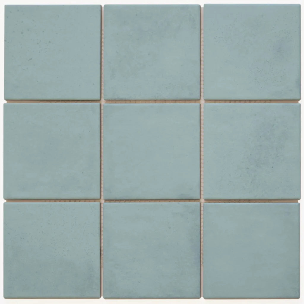Turquoise Matt R10 mozaïektegel 2
