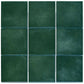Forest Green Matt R10 mozaïektegel 2