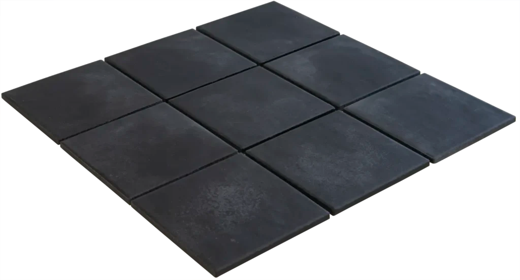Black Matt R10 mozaïektegel