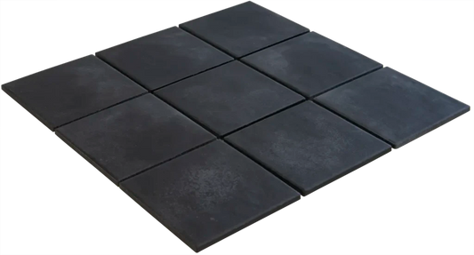 Black Matt R10 mozaïektegel