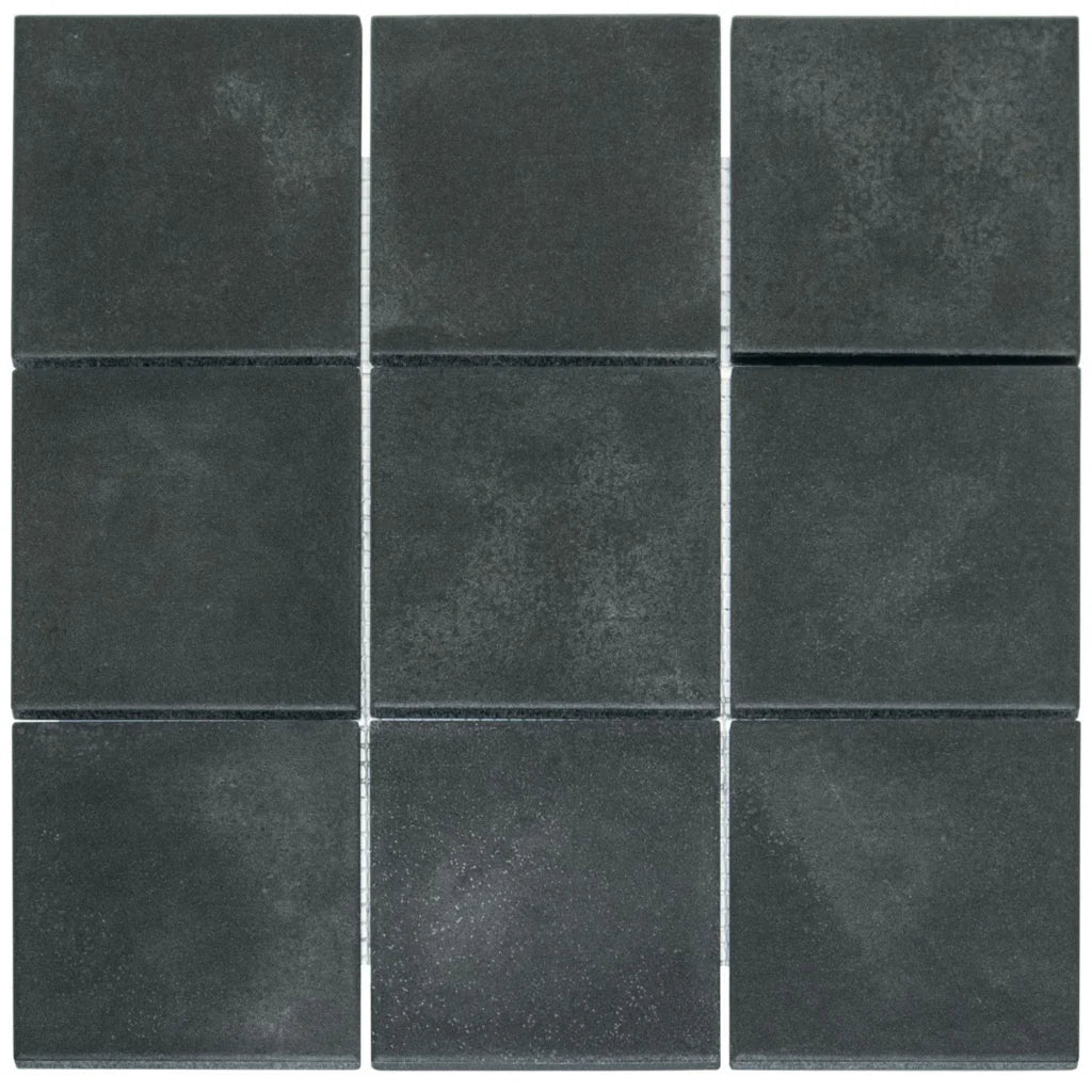 Black Matt R10 mozaïektegel 3