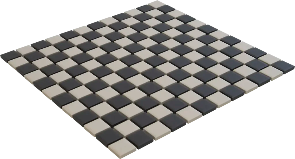Chessboard Matt R11 mozaïektegel