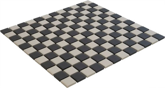 Chessboard Matt R11 mozaïektegel