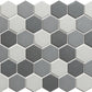 Dark Grey Mix Matt R11 mozaïektegel 2