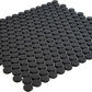 Black Matt R11 mozaïektegel