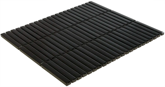 Black Glossy mozaïektegel