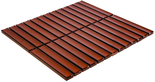 Terra Red Glossy mozaïektegel