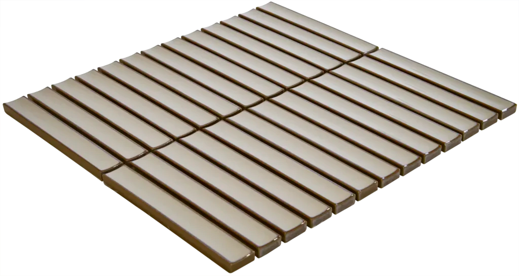 Café Latte Glossy mozaïektegel