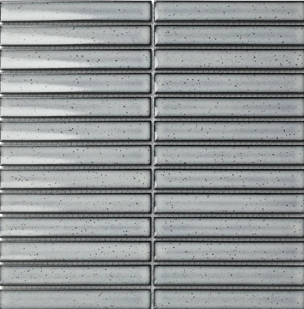Light Grey Glossy mozaïektegel 3