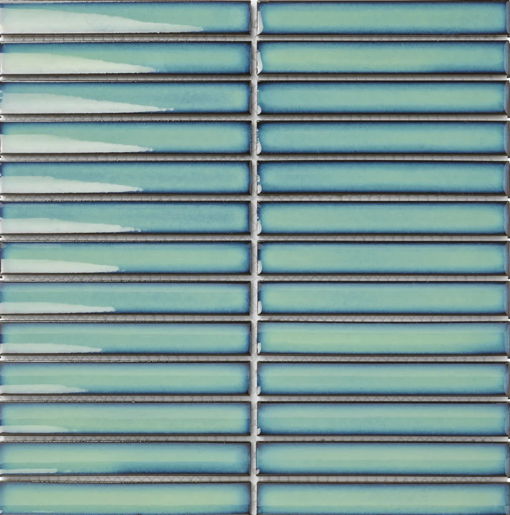 Ocean Green Glossy mozaïektegel 3