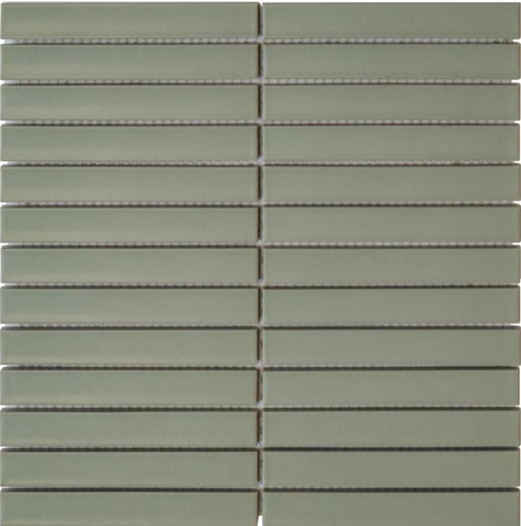 Sage Green Matt mozaïektegel 3