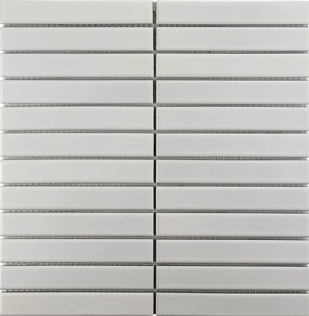White Glossy mozaïektegel 3