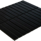 Black Glossy mozaïektegel