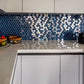 Blue Matt Glossy mozaïektegel 4