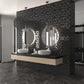 Black Matt Glossy mozaïektegel 2