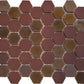 Burgundy Matt Glossy mozaïektegel 3