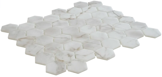 Bianco Marble Print Matt mozaïektegel