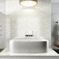 Bianco Marble Print Matt mozaïektegel 2